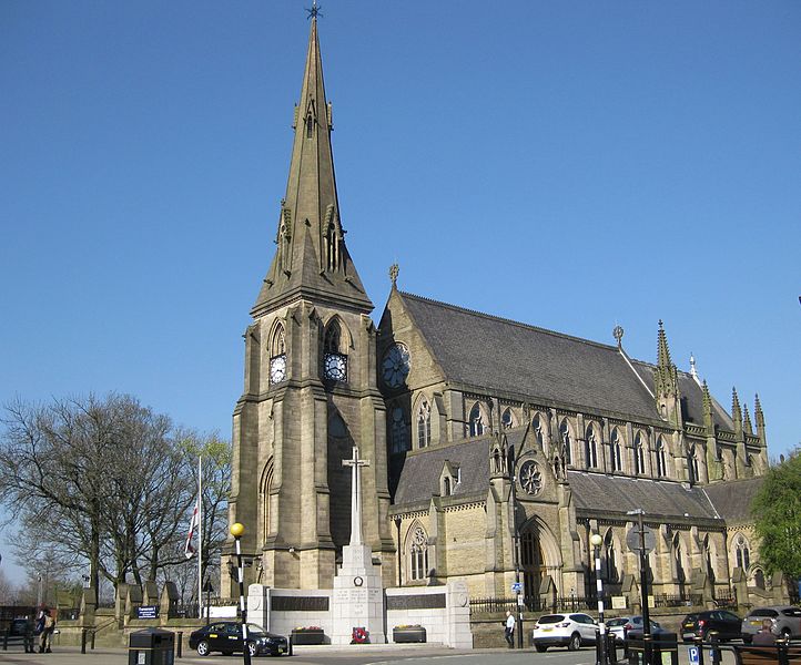 Bury Parish Church and War Memorial
