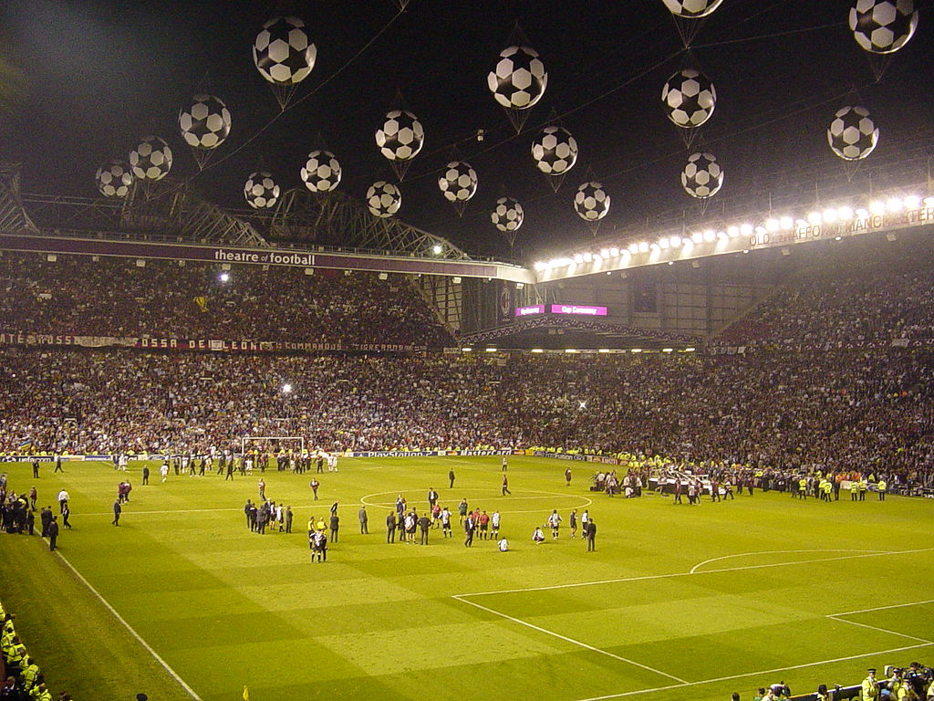 Old Trafford na Final da Champions League em 2003