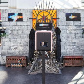 Tire fotos no Trono de Ferro de Game of Thrones